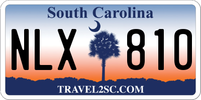 SC license plate NLX810