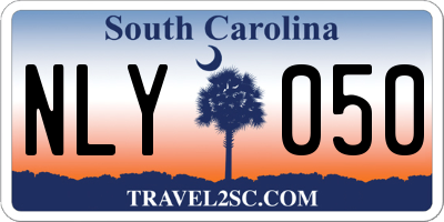 SC license plate NLY050