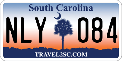 SC license plate NLY084