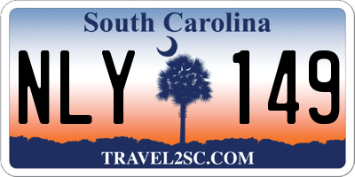 SC license plate NLY149
