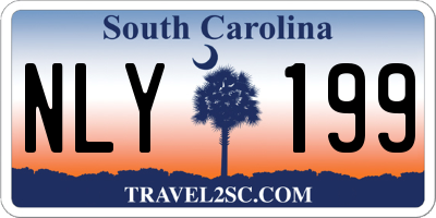 SC license plate NLY199