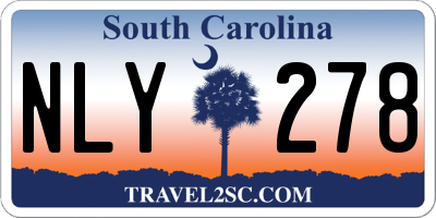 SC license plate NLY278