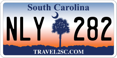 SC license plate NLY282