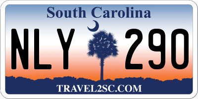 SC license plate NLY290