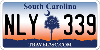 SC license plate NLY339