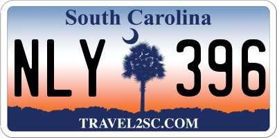SC license plate NLY396