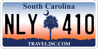 SC license plate NLY410
