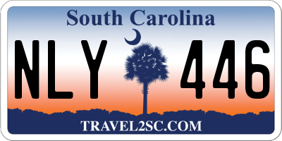 SC license plate NLY446