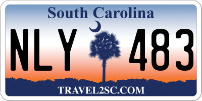 SC license plate NLY483