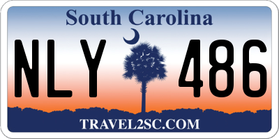 SC license plate NLY486
