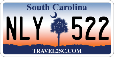 SC license plate NLY522