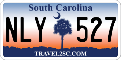 SC license plate NLY527