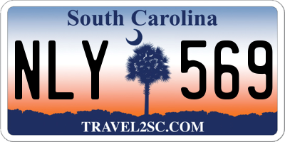 SC license plate NLY569