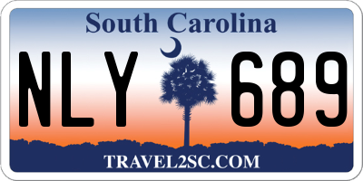 SC license plate NLY689