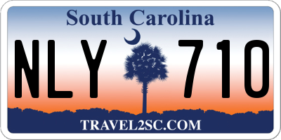 SC license plate NLY710