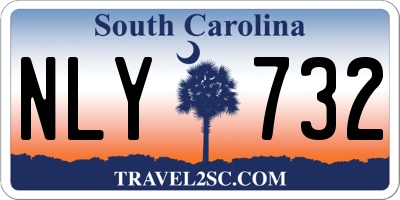SC license plate NLY732
