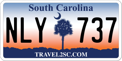 SC license plate NLY737