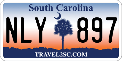 SC license plate NLY897