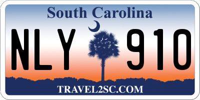 SC license plate NLY910