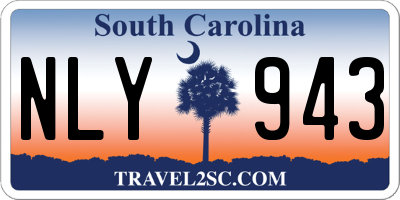 SC license plate NLY943