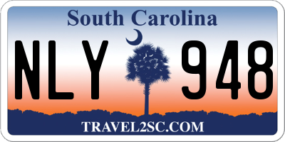 SC license plate NLY948