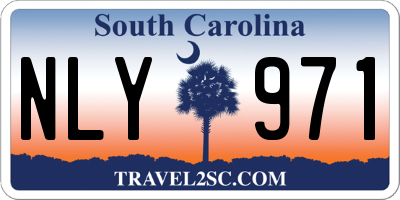 SC license plate NLY971