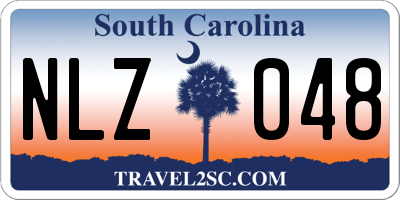 SC license plate NLZ048