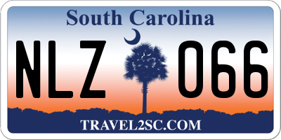 SC license plate NLZ066