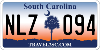 SC license plate NLZ094