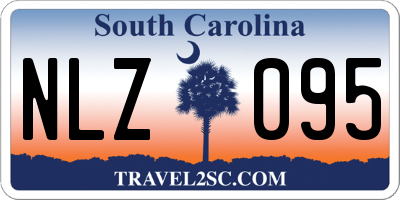 SC license plate NLZ095