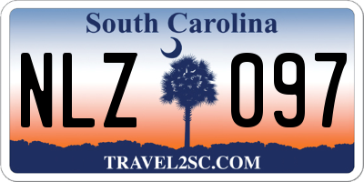 SC license plate NLZ097