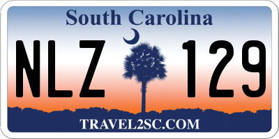 SC license plate NLZ129