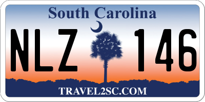 SC license plate NLZ146
