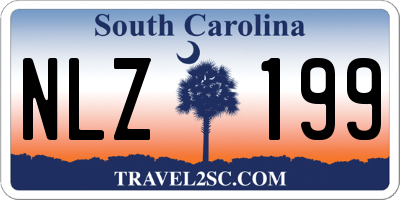 SC license plate NLZ199