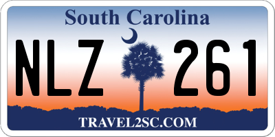 SC license plate NLZ261