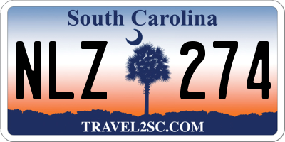 SC license plate NLZ274