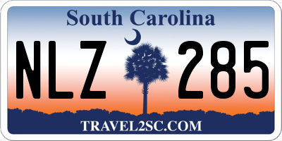 SC license plate NLZ285