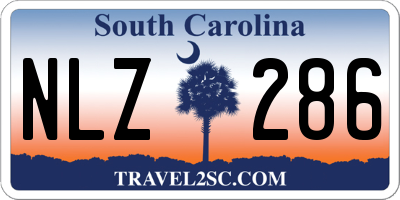 SC license plate NLZ286