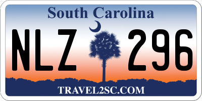 SC license plate NLZ296