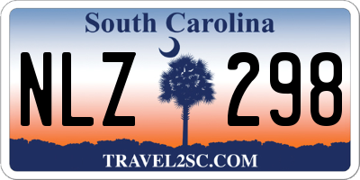 SC license plate NLZ298