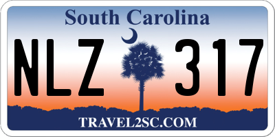 SC license plate NLZ317
