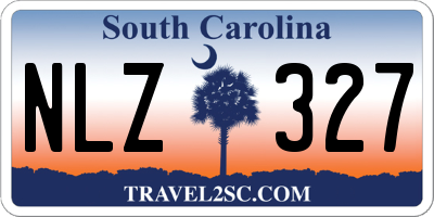 SC license plate NLZ327