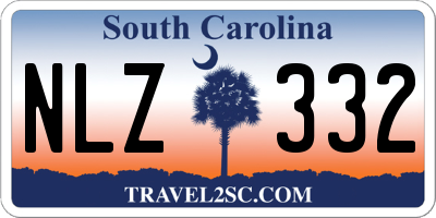 SC license plate NLZ332