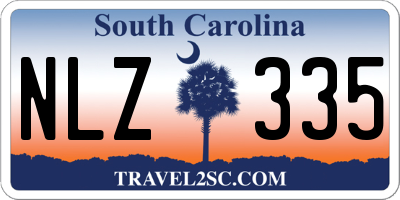 SC license plate NLZ335