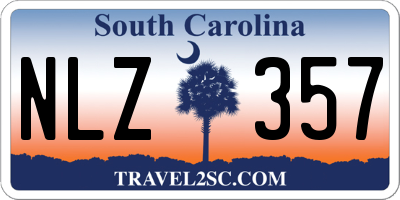 SC license plate NLZ357
