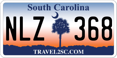 SC license plate NLZ368