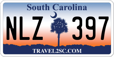 SC license plate NLZ397