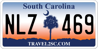 SC license plate NLZ469