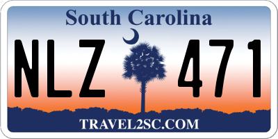 SC license plate NLZ471