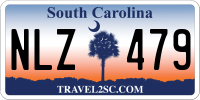 SC license plate NLZ479